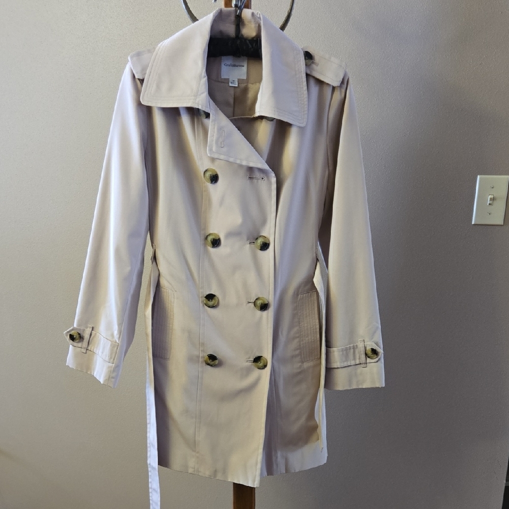 Croft & Barrow Light Tan Trench Coat